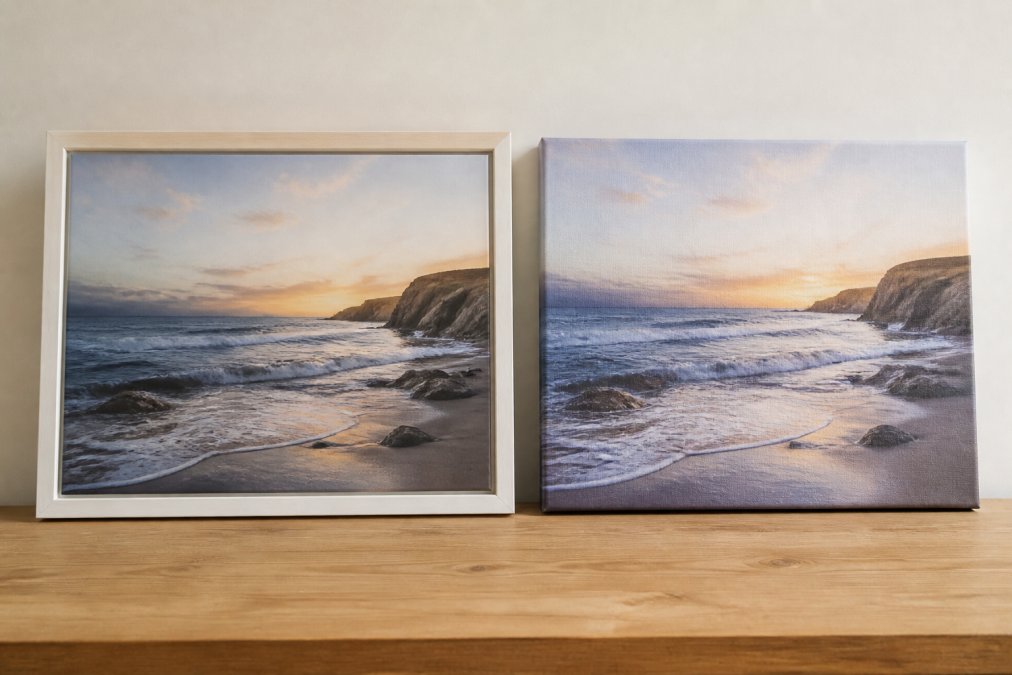 Framed vs Unframed Canvas Prints for Home