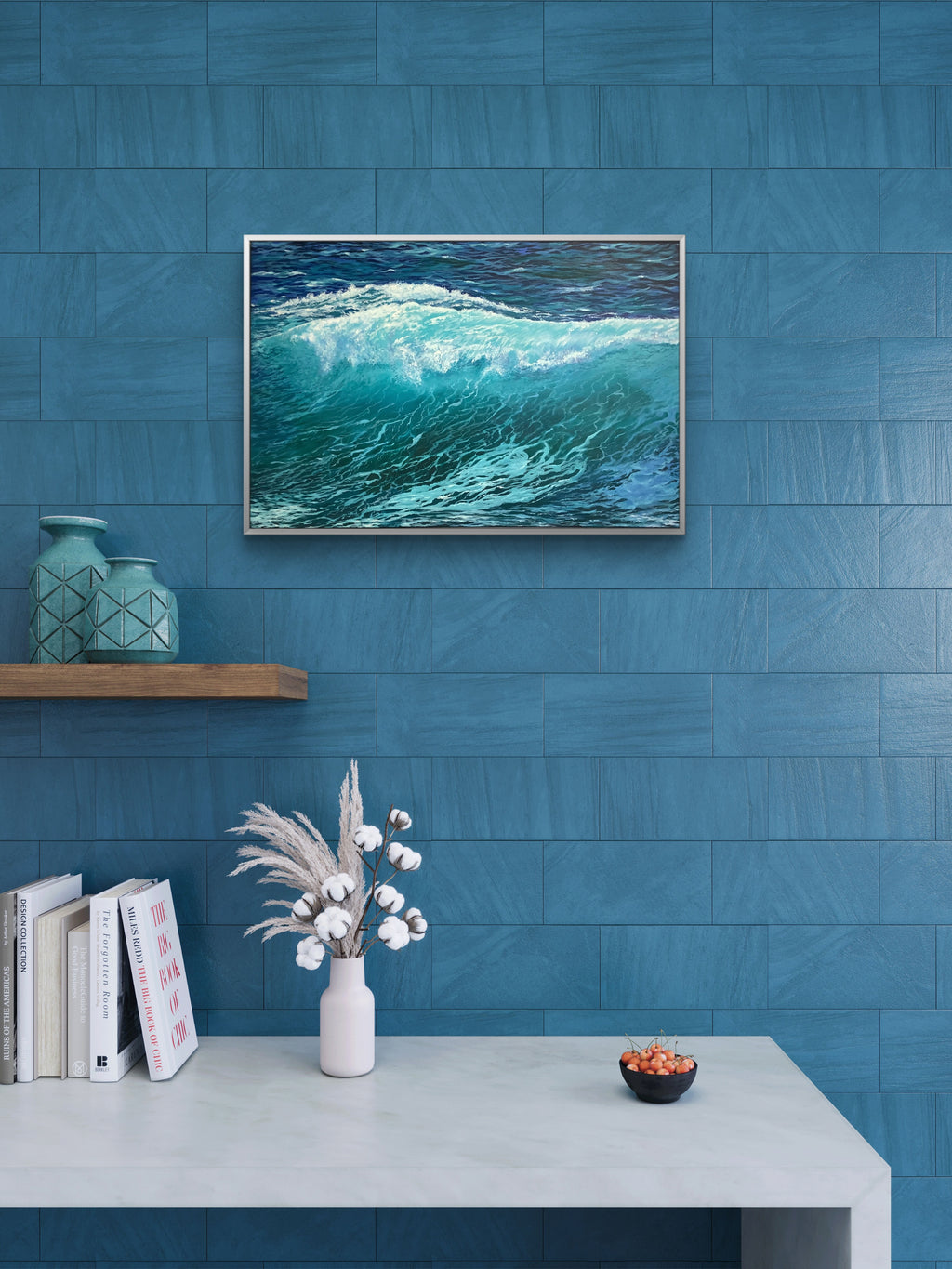 Leinwandbild "Brechende Welle"