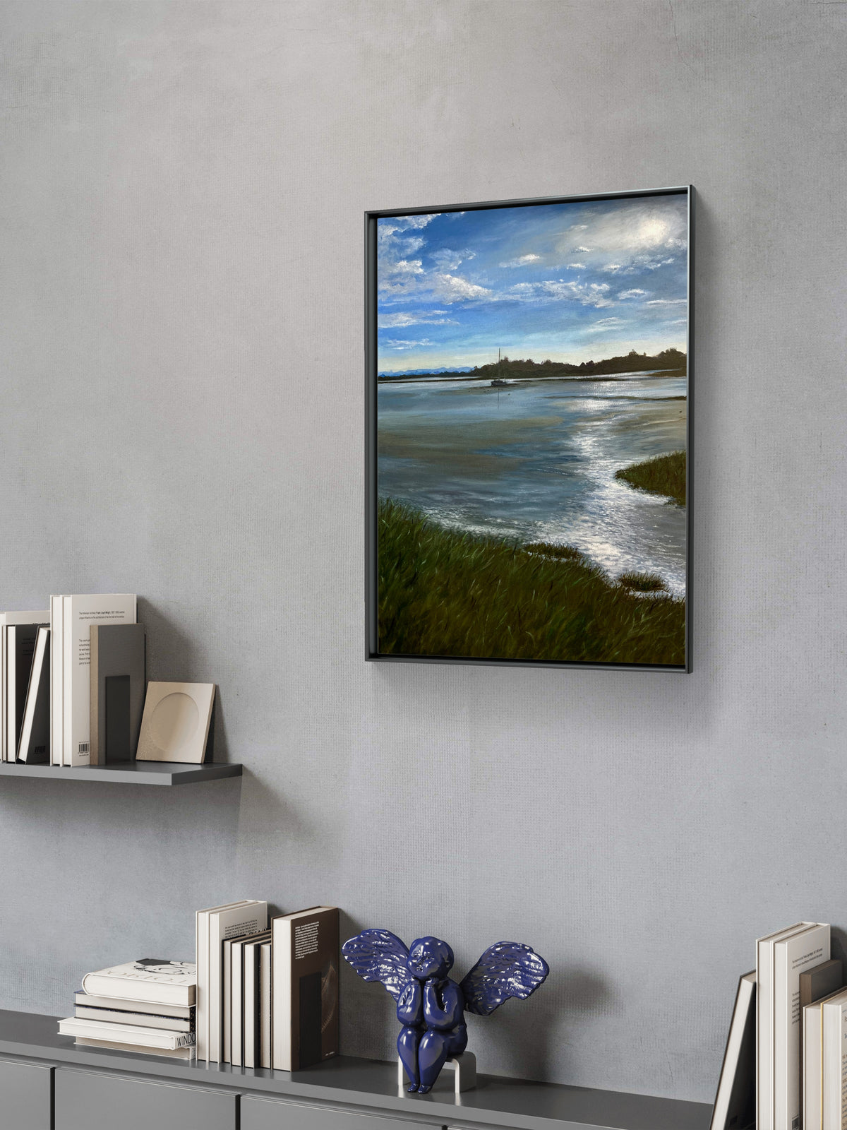 Twilight on the River Blackwater: Canvas Art Print