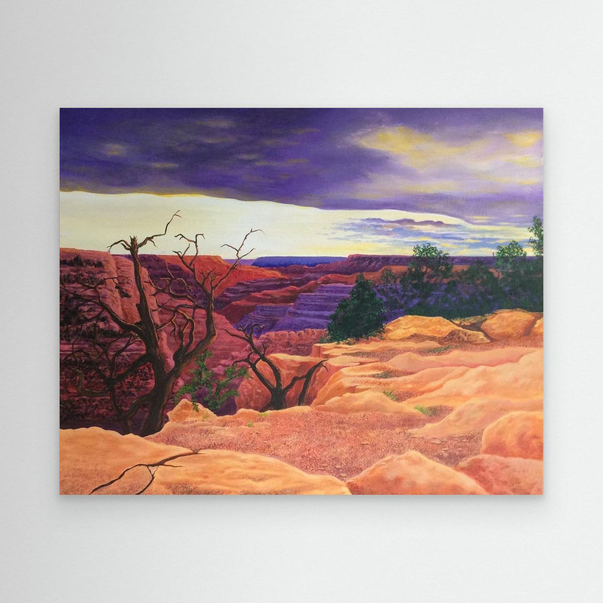 The Grand Canyon At Sunset